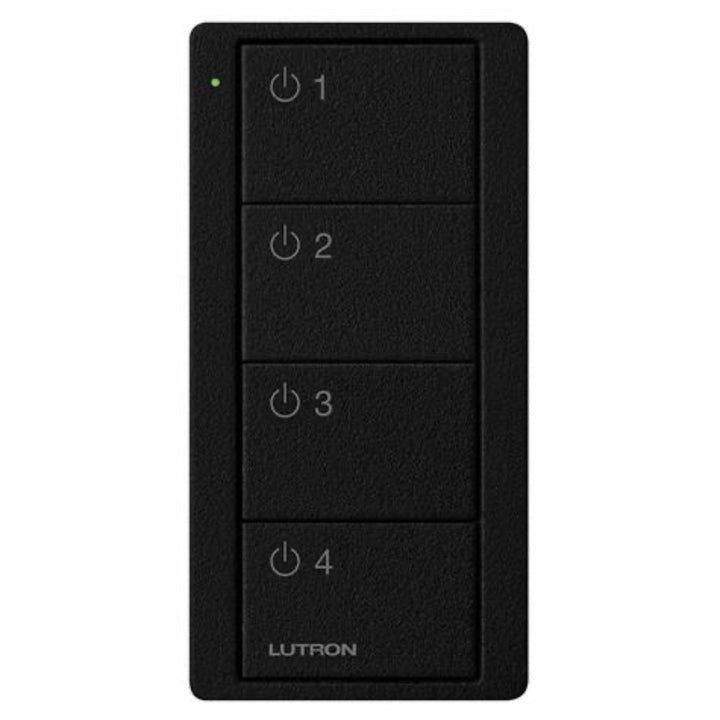 Lutron PM2-4B-TBL-L41：4 Button Group Toggle Black