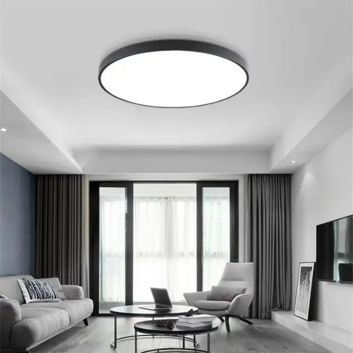 Modern Tri-Colour Round LED Ceiling Lamp/Lights