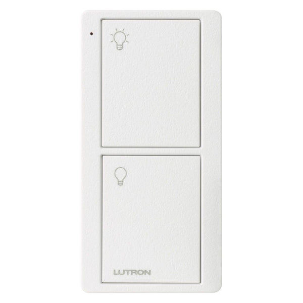 Lutron PM2-2B-TAW-L1：2 Button Light Arctic White