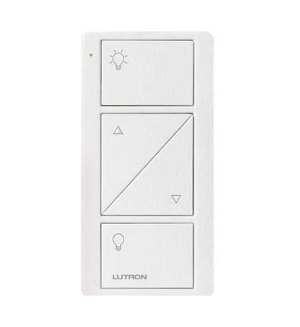 lutron PM2-2BRL-TAW-L01：2 Button Raise/Lower Lights Arctic White Lights