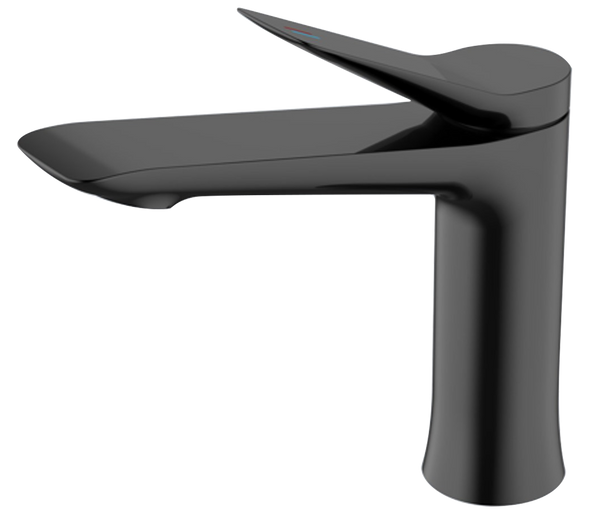Modern Style Pull Faucet in Matte Black Finish for Bathroom (S-203B)