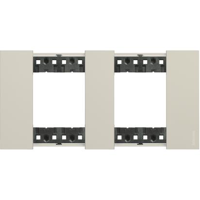 Legrand Bticino-2x2P 71mm Living Now Cover Plate