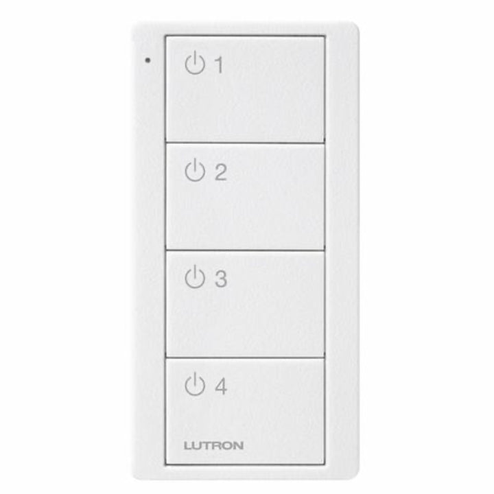 Lutron PM2-4B-TAW-L41：4 Button 4 Group Toggle Arctic White