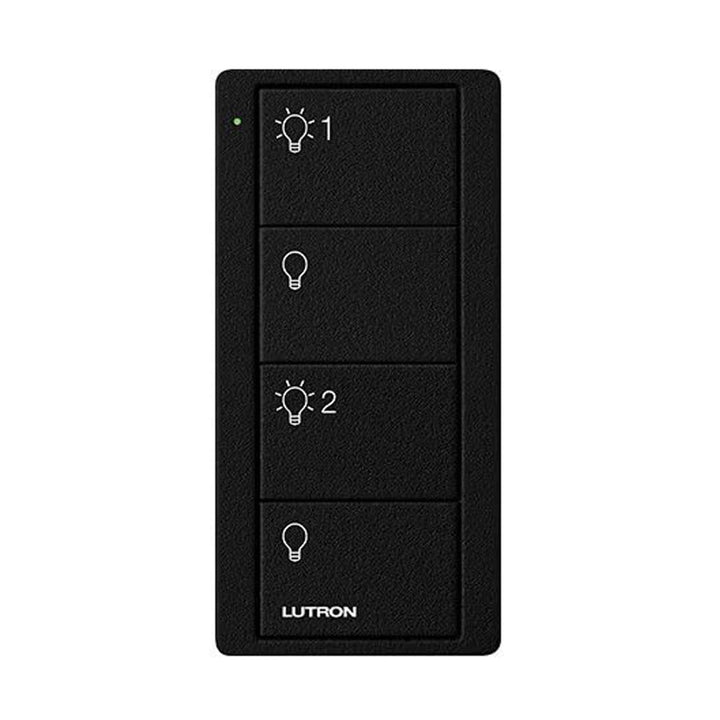 Lutron PM2-4B-TBL-L21：4 Button 2 Group Light Black