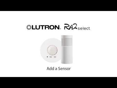 Lutron RA2 Select – Add a Sensor