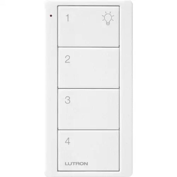 Lutron PM2-4B-TAW-P04：4 Button Arctic White Scene