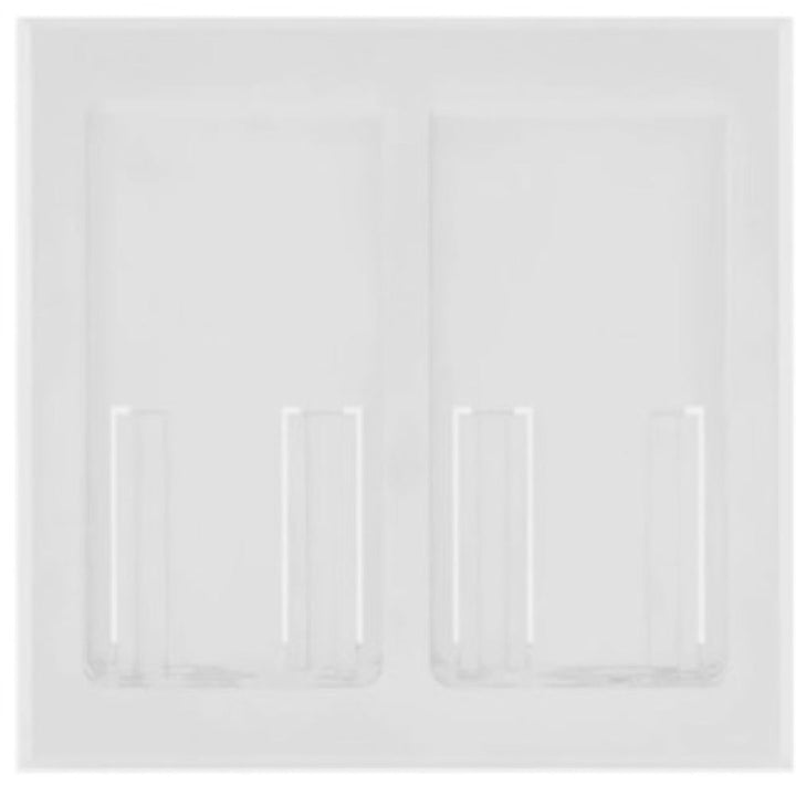  LUTRON LPFP-S2-TAW：Faceplate Dual Opening Plastic White