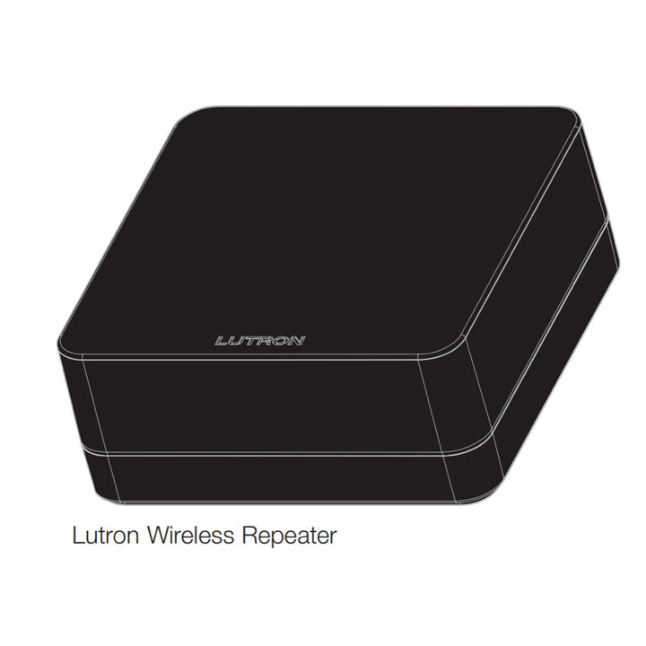  Lutron Black Wireless Repeater LM-REPPRO-BL